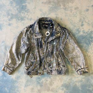Hand Painted 80's Jean Jacket